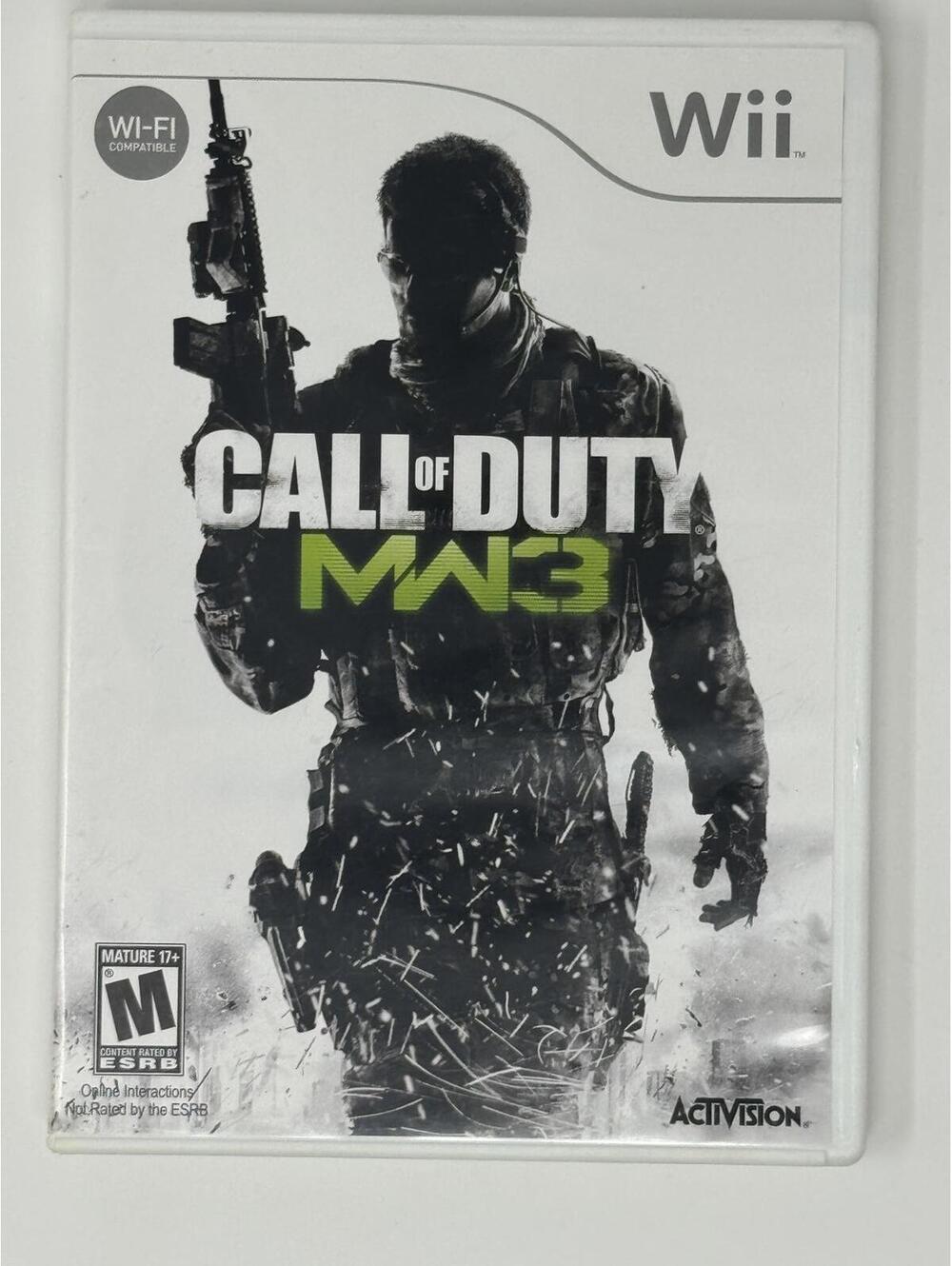 Wii Call of Duty: Modern Warfare 3 MW3 Video Game (Complete, 2011) Tested & Work